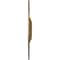Ekena Millwork Galveston Ceiling Medallion (Fits Canopies up to 4 3/4"), 36 5/8"OD x 3 5/8"ID x 2 3/8"P, Pale Gold CM36GLPAS - alternate 2